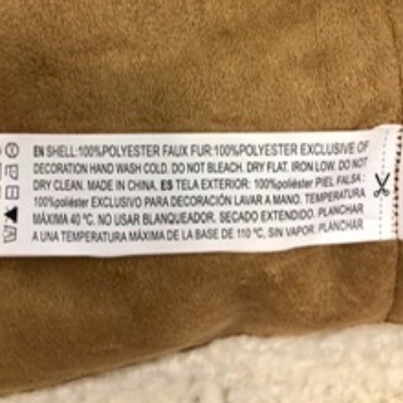 Teddy Bear Faux Fur Jacket, S, NWT - Picture 7 of 9